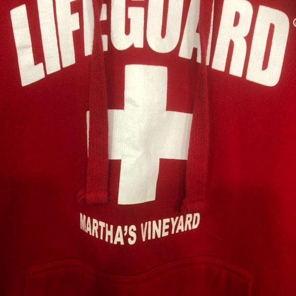RARE LADIES LIFEGUARD BRAND MARTHA'S VINEYARD EDITION ICONIC HOODIE SIZE M - Picture 2 of 7